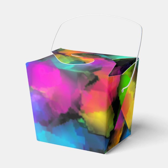 Vivid Dreams Favor Boxes (Front Side)