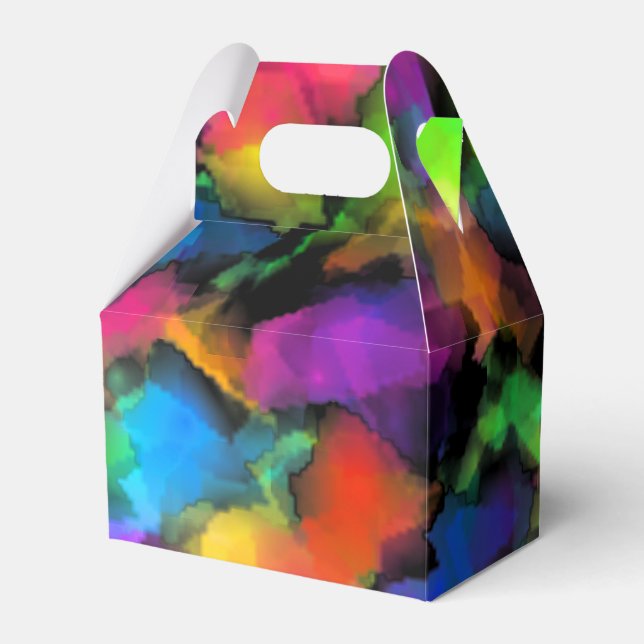 Vivid Dreams Favor Boxes (Front Side)