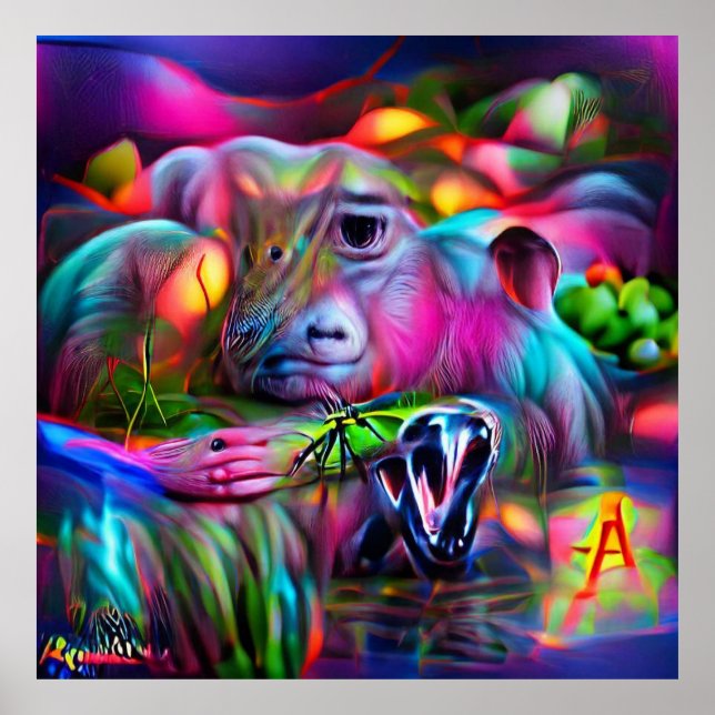 Vivid Dreamscape:  Agrizoophobia  Poster (Front)
