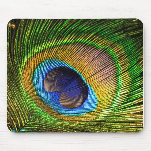 Vivid Feather Mouse Pad (Front)