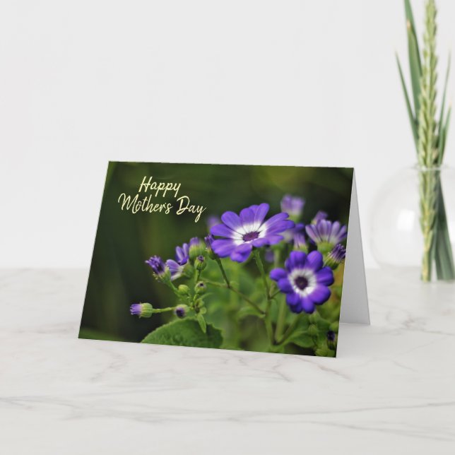 Vivid Floral Mother's Day Card (Front)