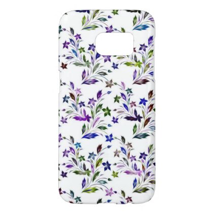 Vivid floral pattern 4182A Samsung Galaxy S7 Case