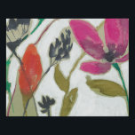 Vivid Flowers Faux Canvas Print<br><div class="desc">Vivid Flowers II by Jennifer Goldberger. Collection of individual flowers in a vivid color palette.</div>