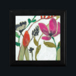 Vivid Flowers Gift Box<br><div class="desc">Vivid Flowers II by Jennifer Goldberger. Collection of individual flowers in a vivid color palette.</div>