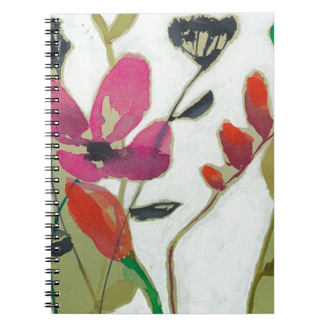 Vivid Flowers I Notebook (Front)