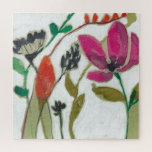 Vivid Flowers Jigsaw Puzzle<br><div class="desc">Vivid Flowers II by Jennifer Goldberger. Collection of individual flowers in a vivid color palette.</div>