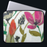 Vivid Flowers Laptop Sleeve<br><div class="desc">Vivid Flowers II by Jennifer Goldberger. Collection of individual flowers in a vivid color palette.</div>