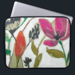 Vivid Flowers Laptop Sleeve<br><div class="desc">Vivid Flowers II by Jennifer Goldberger. Collection of individual flowers in a vivid color palette.</div>