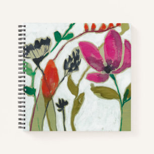 Vivid Flowers Notebook
