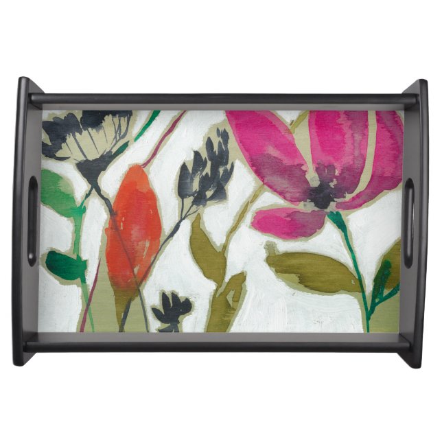 Vivid Flowers Serving Tray (Front)