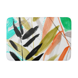 Vivid Fronds II Bath Mat