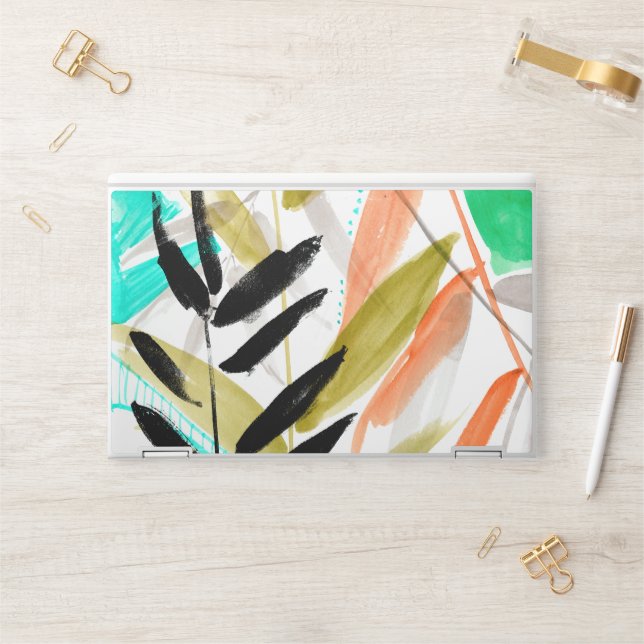 Vivid Fronds II HP Laptop Skin (Desk)