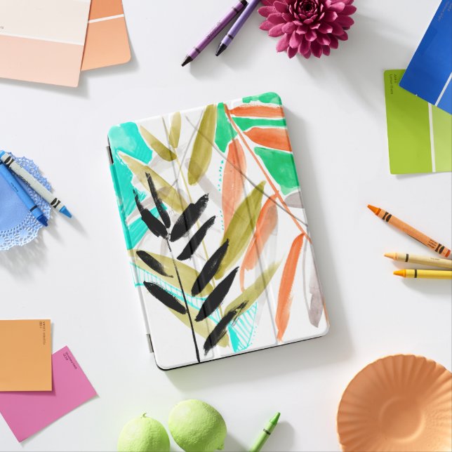 Vivid Fronds II iPad Pro Cover (Desk)
