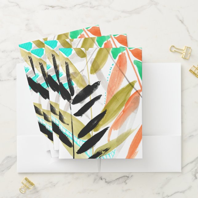 Vivid Fronds II Pocket Folder (In Situ)
