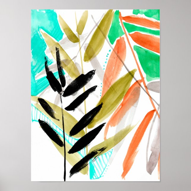 Vivid Fronds II Poster (Front)