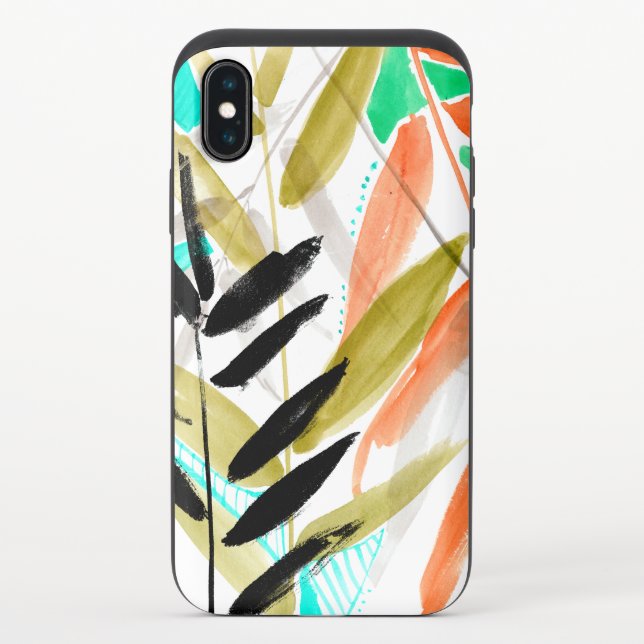 Vivid Fronds II Uncommon iPhone Case (Back)