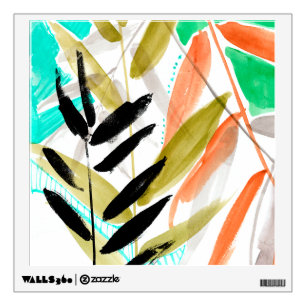 Vivid Fronds II Wall Decal
