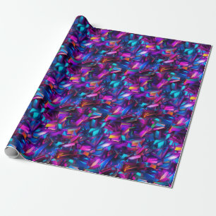Vivid Geometric Dance Wrapping Paper