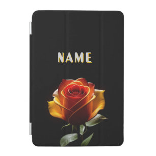 Vivid Glowing Flower with Neon Accents iPad Mini Cover