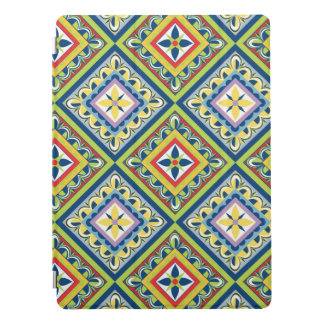 Vivid Green Talavera Tile Planner iPad Pro Cover