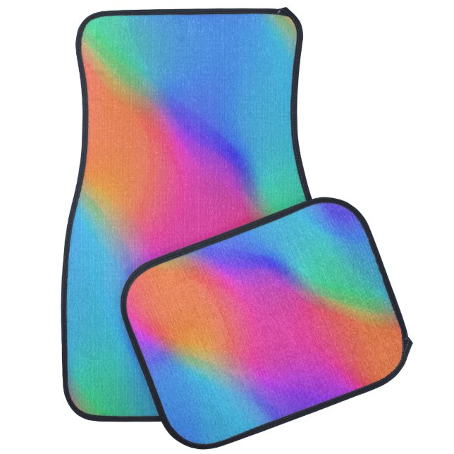Vivid Holographic Car Mats Set (Set)