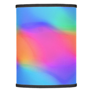 Vivid Holographic Lamp Shade