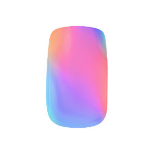 Vivid Holographic Minx Nail Art