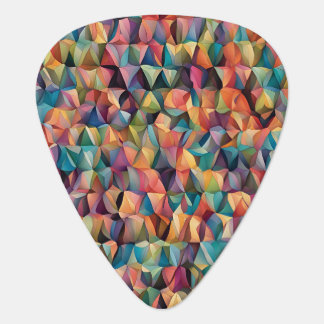 Vivid Kaleidoscopic Guitar Pick