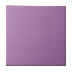 Vivid Lavender Solid Color #a872a8 Ceramic Tile