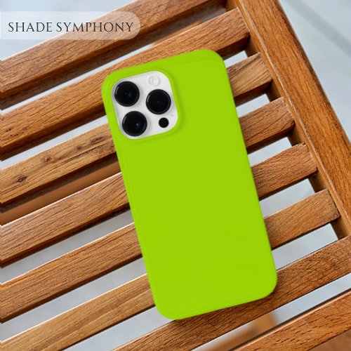 Vivid Lime Green One of Best Solid Green Shades Case_Mate iPhone 14 Pro Max Case