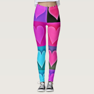 Vivid Love Palette: Heart Bliss Leggings