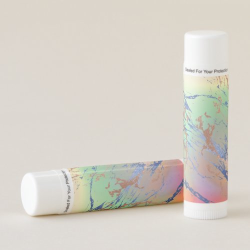 Vivid Marble  Colorful Bold Pastel Watercolor Lip Balm