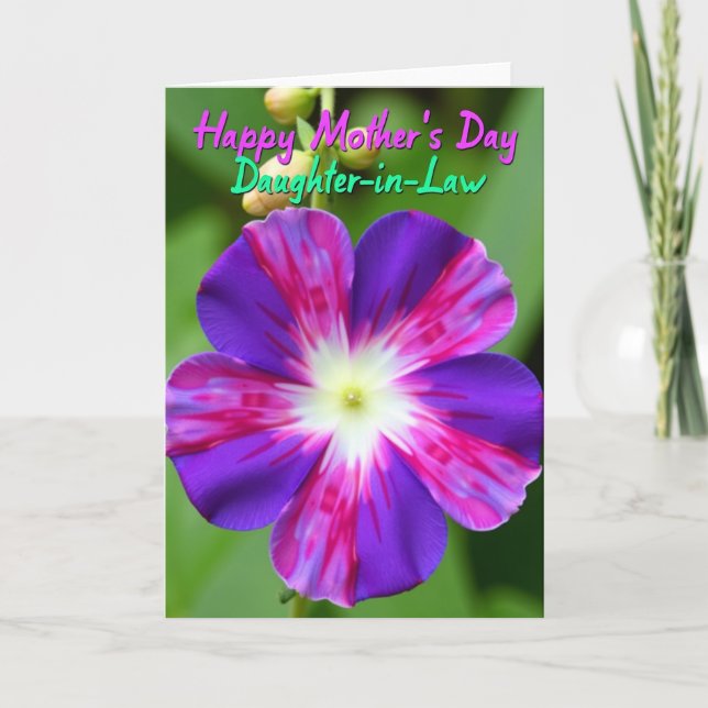Vivid Mothers Day Blossom Card (Front)