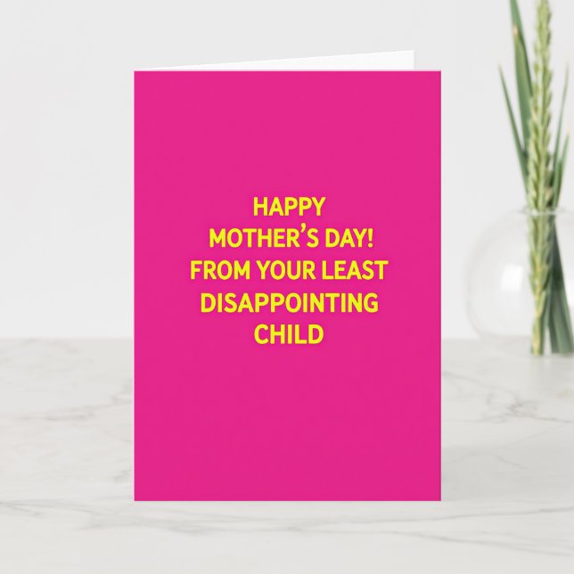 Vivid Mothers Day Greeting Card (Front)