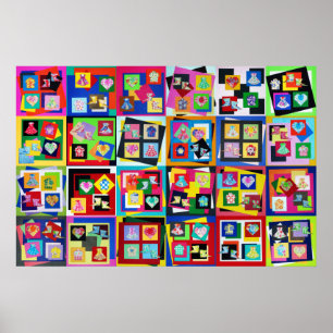 Vivid Origami Art Original Size 20"x30" Poster