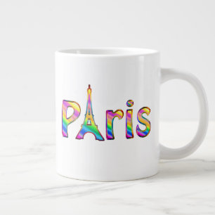 Vivid Paris Giant Coffee Mug