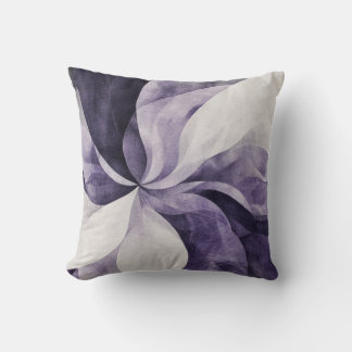 Vivid Petal Dance Throw Pillow