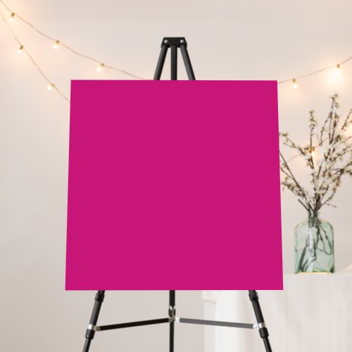 Vivid Pink Solid Color Foam Board