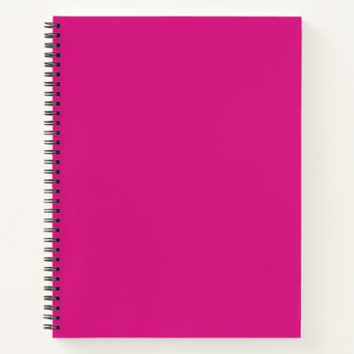 Vivid Pink Solid Color Notebook