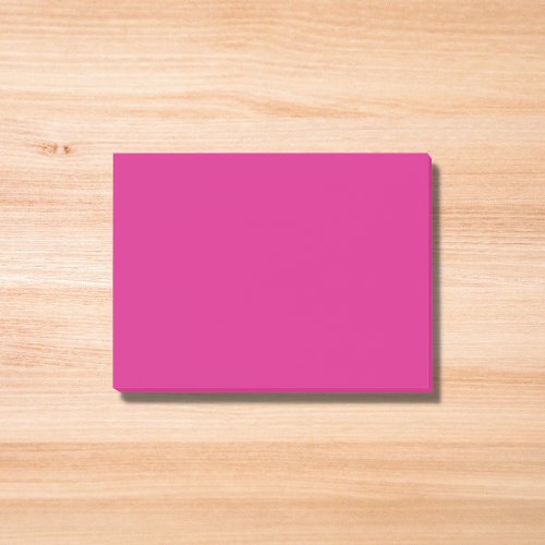 Vivid Pink Solid Color Post_it Notes