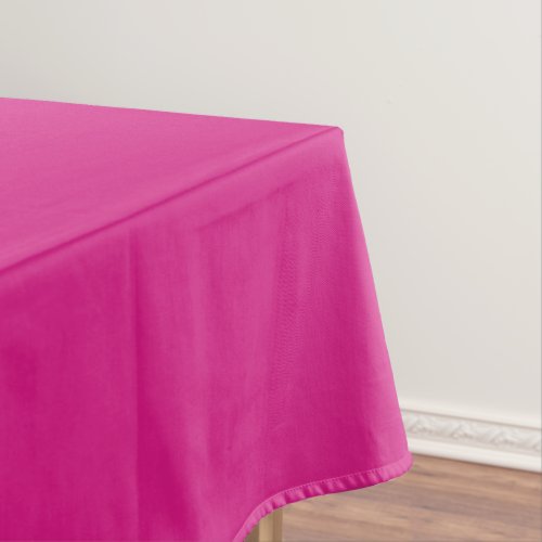 Vivid Pink Solid Color Tablecloth