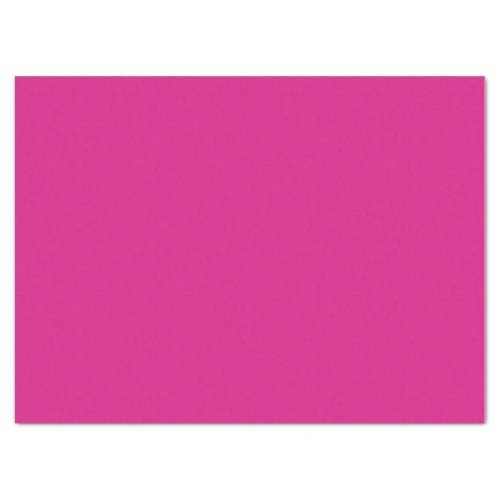 Vivid Pink Solid Color Tissue Paper