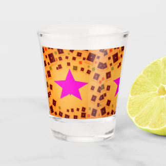 Vivid Polaroid Burst Shot Glass