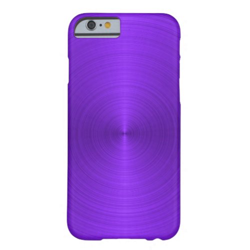 Vivid Purple Metallic Barely There iPhone 6 Case