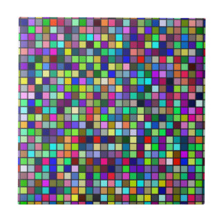 Colorful Mosaic Pattern Ceramic Tiles Zazzle