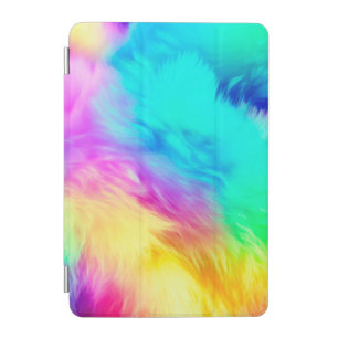 Vivid Rainbow Fluffy Fur Texture-75201 iPad Mini Cover