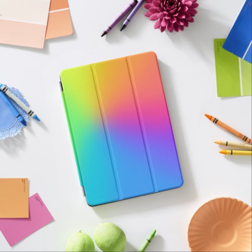Vivid Rainbow Gradient iPad Pro Cover