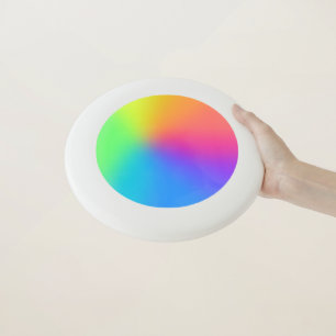 Vivid Rainbow Ombre Birthday Party Wham-O Frisbee