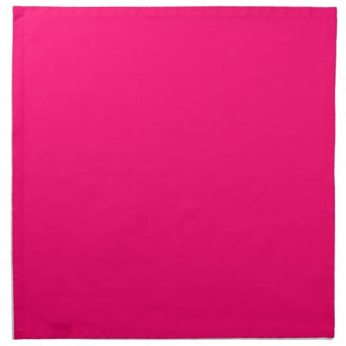 Vivid Raspberry Solid Color Cloth Napkin