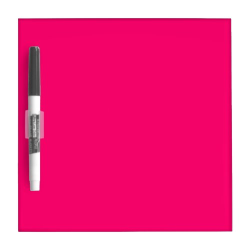 Vivid Raspberry Solid Color Dry Erase Board